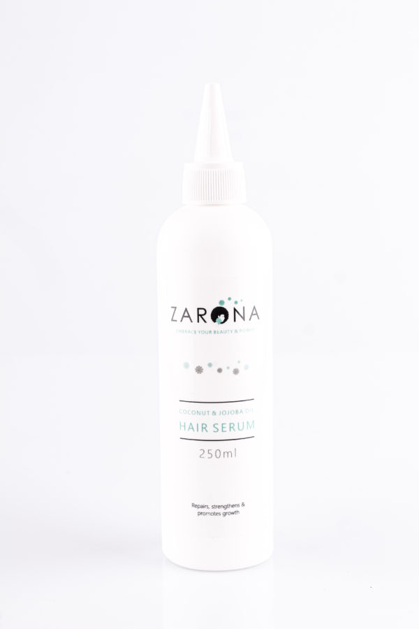 Zarona coconut and jojoba oil hair serum